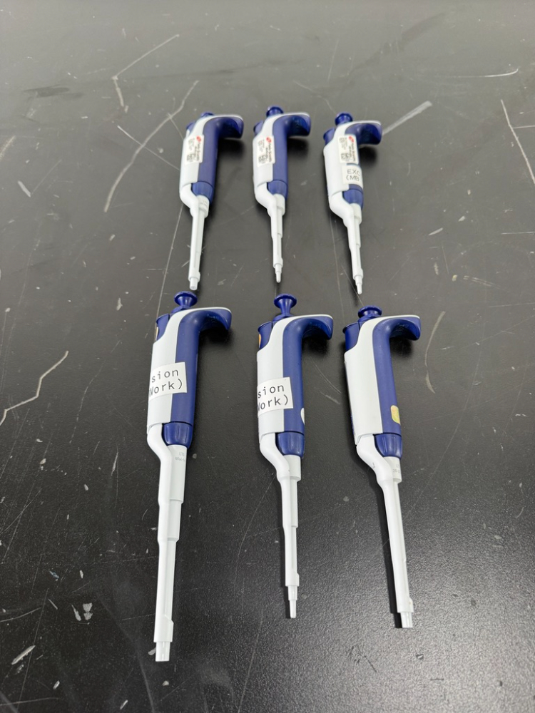 Image of Rainin Pipet-Lite XLS Single Channel Pipettes - Quantity 6